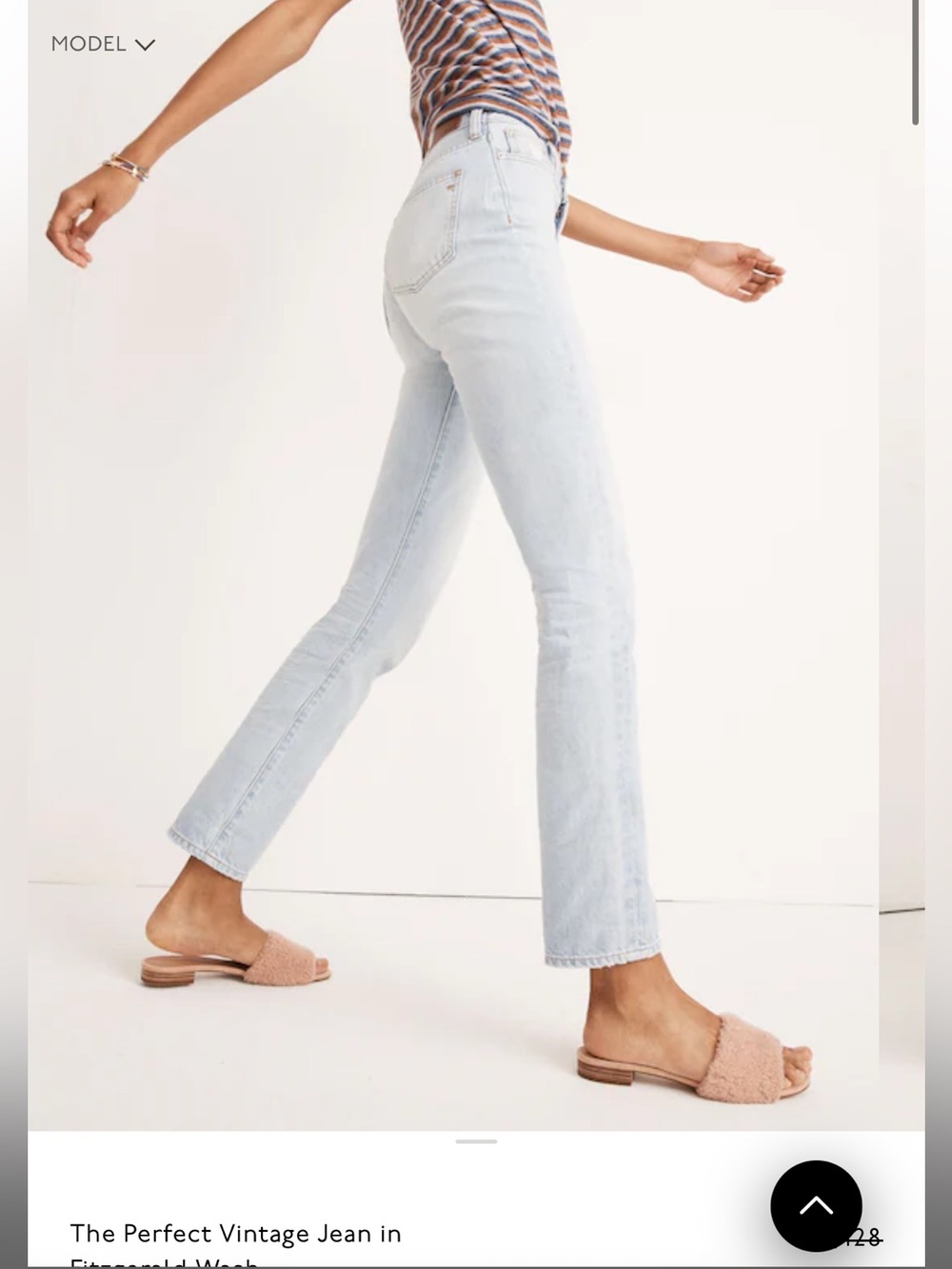 Madewell Light Blue Perfect Vintage Jean